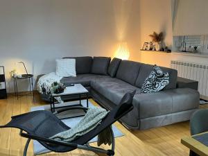 A seating area at Apartman Riva