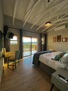 Postel nebo postele na pokoji v ubytování Khululeka Safaris Lodge