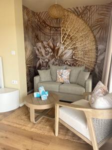 Istumisnurk majutusasutuses APATOA Beach & Garden Village