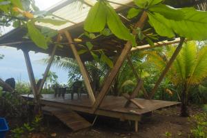 Jardín al aire libre en El Vijo Surf