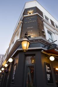 The building where the hotel is located 