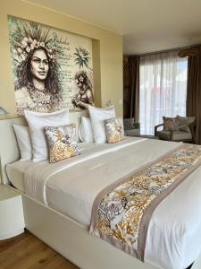 Voodi või voodid majutusasutuse APATOA Beach & Garden Village toas