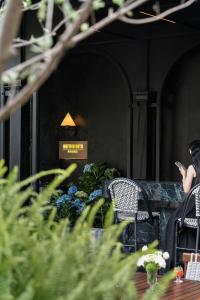 Et sittehjørne på 重庆Indition英迪逊酒店江北嘴金融城店