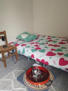 Postel nebo postele na pokoji v ubytování Nuits Dijon Chambre
