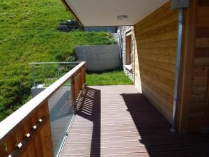 Balkón nebo terasa v ubytování Apartment in Veysonnaz near Ski Lift