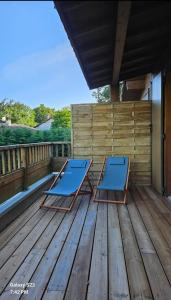 Balkón nebo terasa v ubytování TY MOUTCHIC : Agréable appartement avec piscine