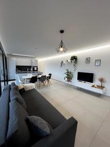 a living room with a couch and a table at Locarno Center - Casa Incanto - Free Parking & Washer in Locarno