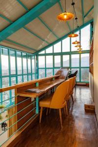 Posezení v ubytování Mhendo Hotel & Studio Suites