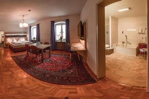 Area soggiorno di Hotel Hirschen