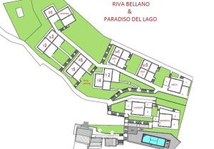 a plan of the proposed redevelopment of the tamponga del mosque at house with 3 bedrooms T5 in Bellano