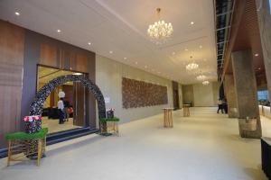 Hotel Abhinandan大厅或接待区