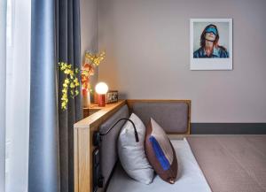 Postel nebo postele na pokoji v ubytování Flemings Hotel Frankfurt-Central + 37 fotografií