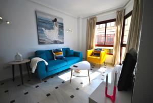 A seating area at Cubo's Apartamento B1 2A Lubina del Sol