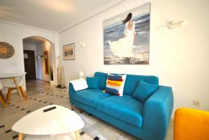 A seating area at Cubo's Apartamento B1 2A Lubina del Sol