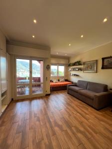 a large living room with a couch and a table at Eurotel 312 in Rapallo