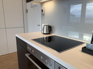 Kuchyňa alebo kuchynka v ubytovaní Skyline City Loft