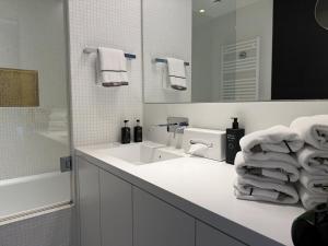 Kúpeľňa v ubytovaní Skyline City Loft