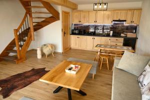 Køkken eller tekøkken på Leśna Ostoja Szaflary