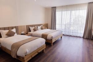 Postel nebo postele na pokoji v ubytování Hotel Chautari pvt ltd