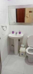 Koupelna v ubytování Tarrafal Relax