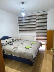a bedroom with a large bed in a room at Stan na dan Brčko Zaga Uzunovica 5 in Brčko