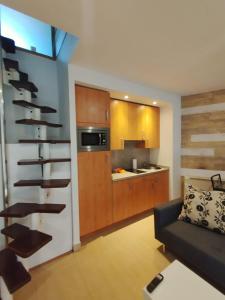 Nhà bếp/bếp nhỏ tại MIRAMAR Dúplex