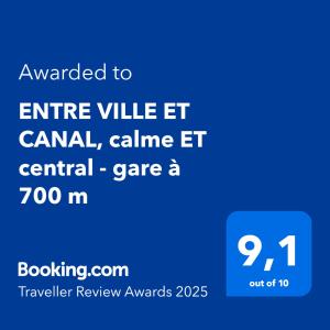 ナルボンヌにあるENTRE VILLE ET CANAL, calme ET central !Gare à 700 mのギャラリーの写真