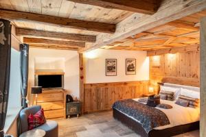Postel nebo postele na pokoji v ubytování Haus Gabriel - Seefeld
