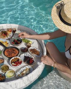 Comida no resort ou em algum lugar perto