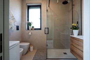 Phòng tắm tại TWINS Appartamento panoramico in Puglia