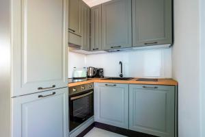 Nhà bếp/bếp nhỏ tại TWINS Appartamento panoramico in Puglia +13 ảnh