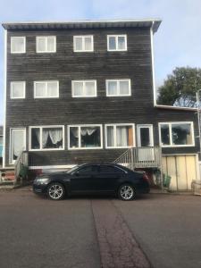 Budova, kde se aparthotel nachází