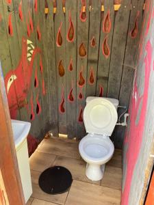 Kúpeľňa v ubytovaní Fox House Tisá / Rájec