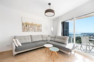 Część wypoczynkowa w obiekcie Dimi Holidays Porto Cristo SLU Meerblick 4 Apartment 4 - 120 m zum Strand