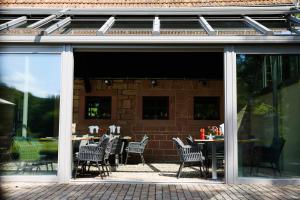 Patio nebo venkovní prostory v ubytování Landgasthof Geiersmühle