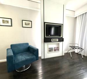 TV a/nebo společenská místnost v ubytování Flat Hotel Moema Ibirapuera