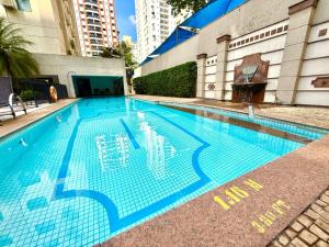 Bazén v ubytování Flat Hotel Moema Ibirapuera nebo v jeho okolí
