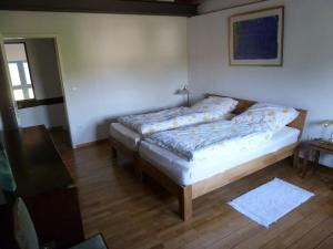 Ένα ή περισσότερα κρεβάτια σε δωμάτιο στο Ferienhaus In Weenzen Mit Großem Garten