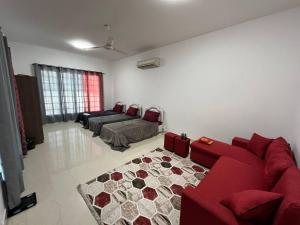 Khu vực ghế ngồi tại Gisa Hostel All Private Ensuite Rooms