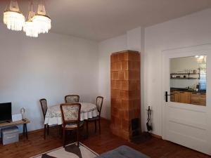 Kuchyň nebo kuchyňský kout v ubytování Rodinná chata v rekreačnej oblasti DRIENICA