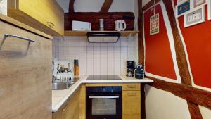 Kuchyň nebo kuchyňský kout v ubytování Zum Bären Duplex - 1 Parking