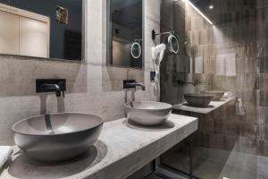 Koupelna v ubytování Catania Smart Hotel
