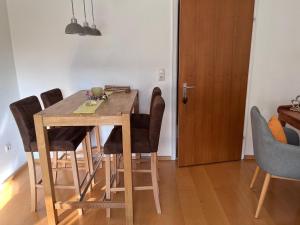 Posezení v ubytování Lichtdurchflutete Wohnung
