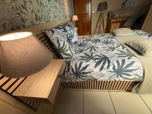Postel nebo postele na pokoji v ubytování Auberge Desprairies