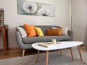 Posezení v ubytování Lichtdurchflutete Wohnung
