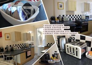 Кухня або міні-кухня у Large 2 Floor Apt near Beach & Train and Golf courses