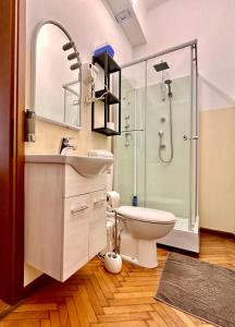 Koupelna v ubytování B&B CasaMia