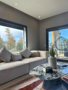 Posezení v ubytování شقة فخمه Luxury apartment