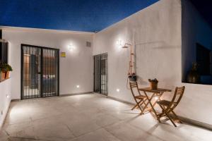 Patio alebo iná vonkajšia časť ubytovania Ático Plata