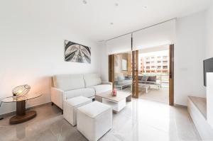 Posezení v ubytování Modern Apt in Orihuela Costa 2BR 70m2 Residencial Gala